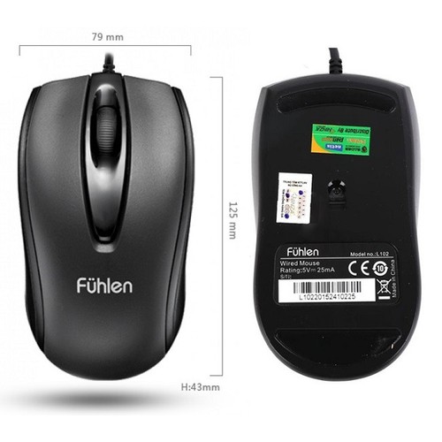 chuột có dây Fuhlen L102